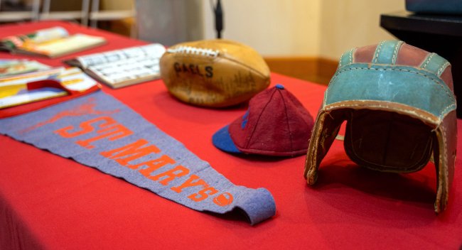 Old football memorabilia from the SMC Archives