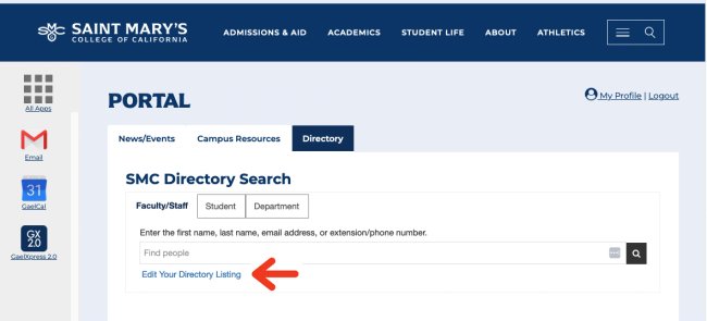 MySMC Directory Search