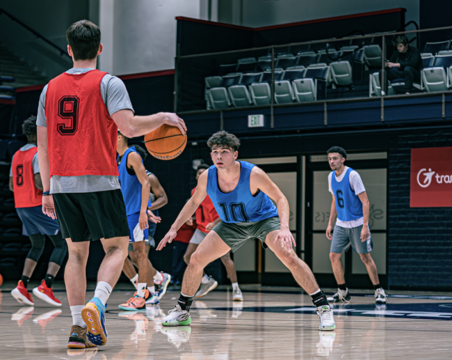 intramural basketball game