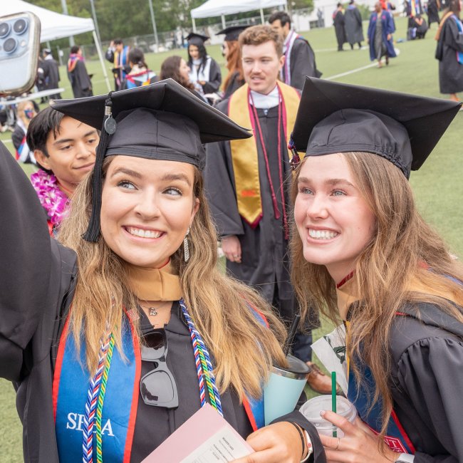 Saint Mary's Economics Students at Graduation