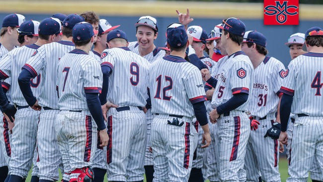Saint Mary's Baseball celebrates a victory in 2024