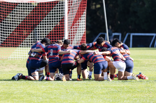 Men's Rugby gather to pray