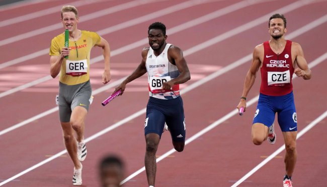 Michael Ohioze at 2021 Olympics