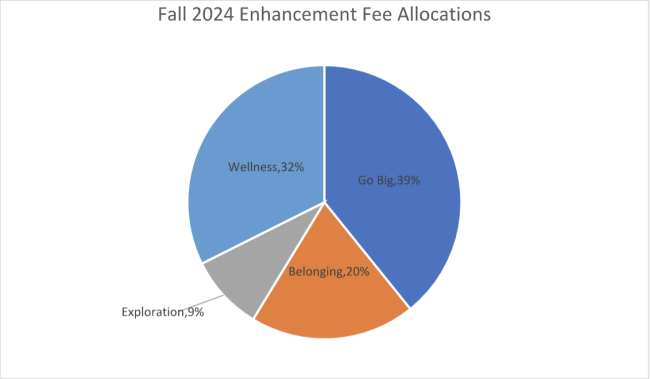 fall 2024 student enhancement fee allocations