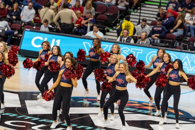 Saint Mary's Dance Team at WCC Semifinals 2025