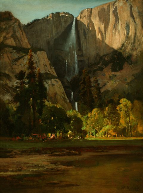 william keith painting of yosemite falls