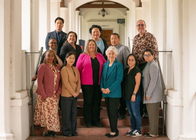Nursing Program Faculty in the arcade, Summer 2025