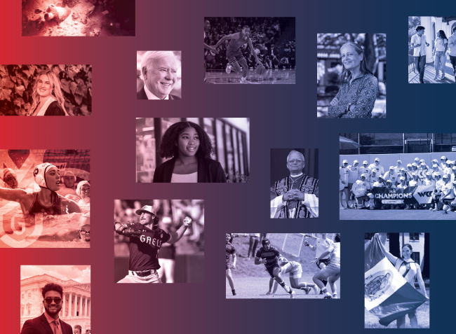 A grid of story images