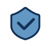 Icon of a safety shield
