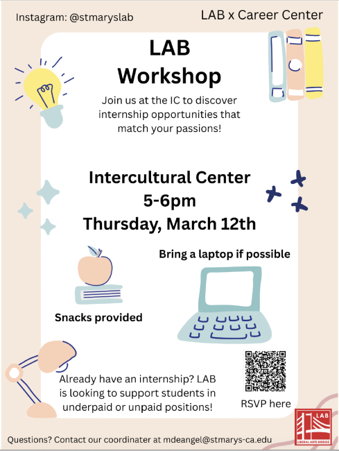 Liberal Arts Bridge March 12 2026 event flyer