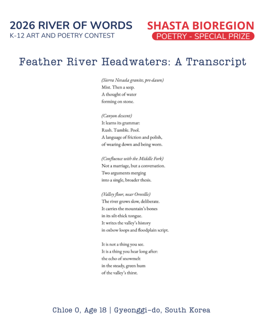 Feather River Headwaters: A Transcript