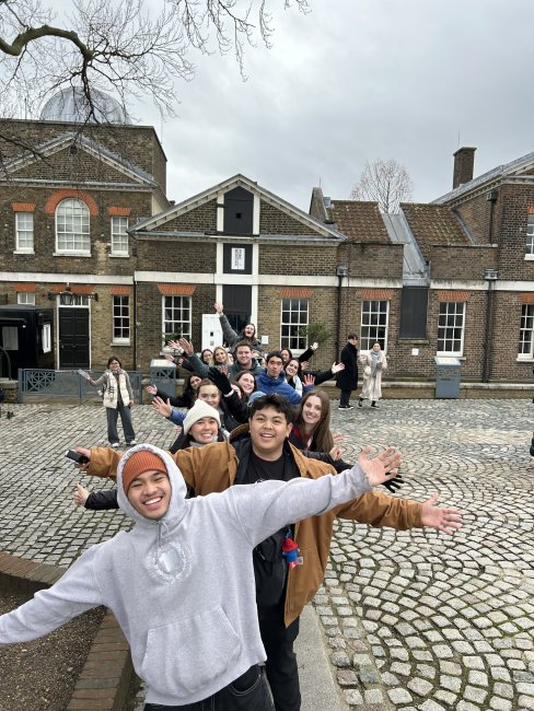 Students in a line