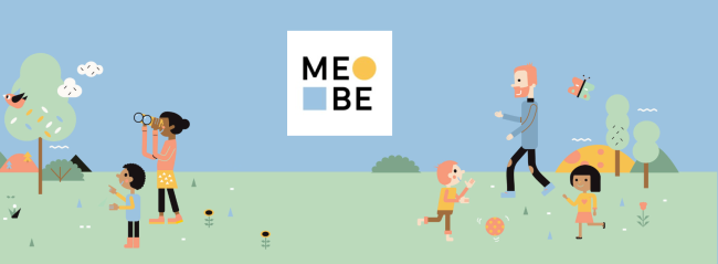 MeBe art and logo