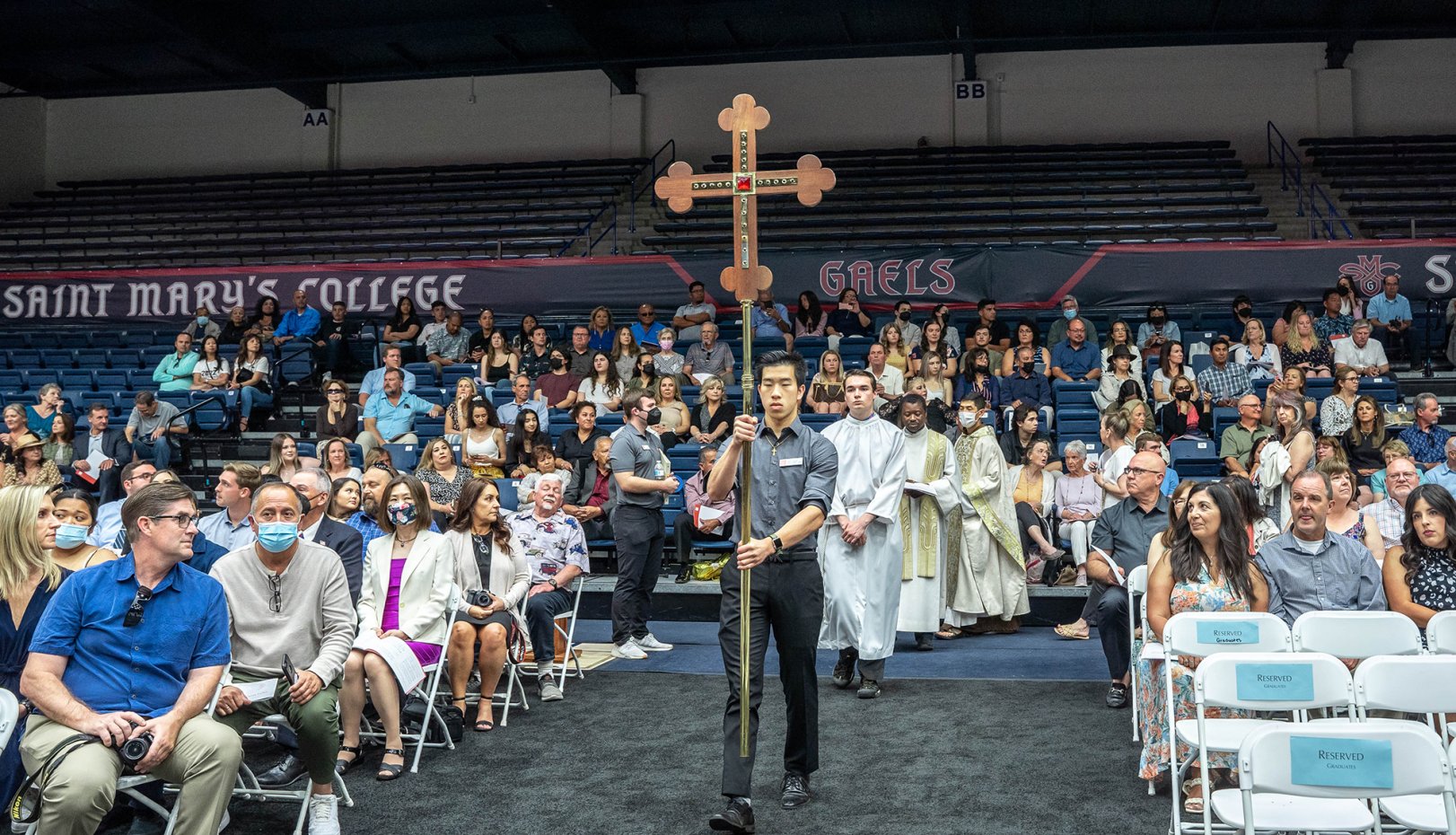 Beginning of the commencement liturgy