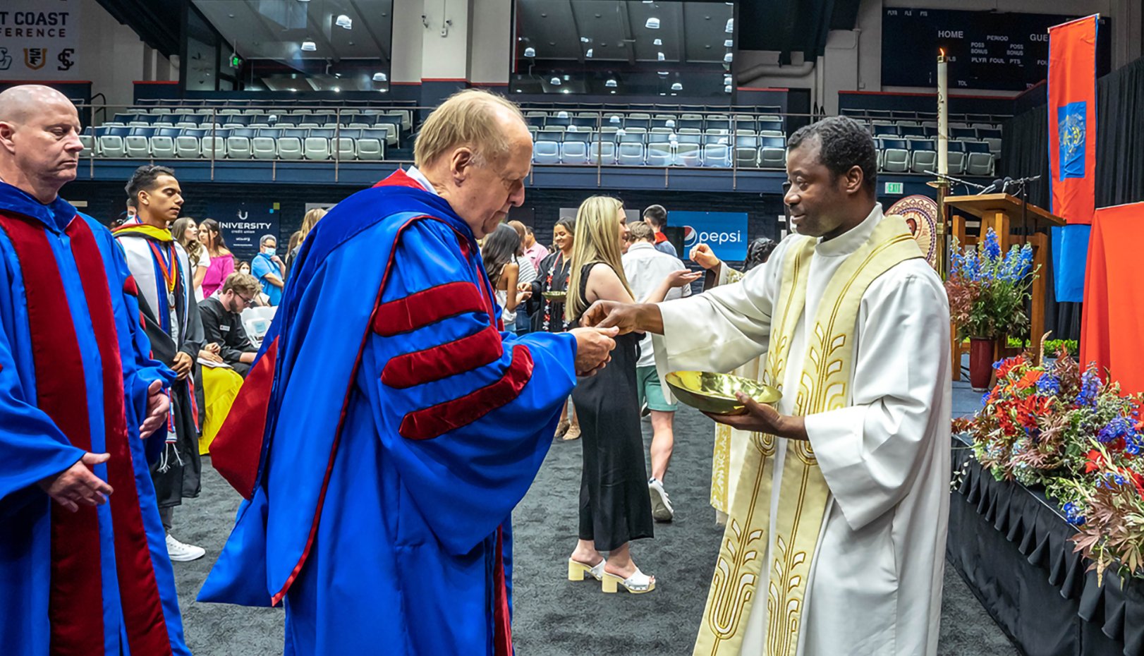 Communion in commencement liturgy