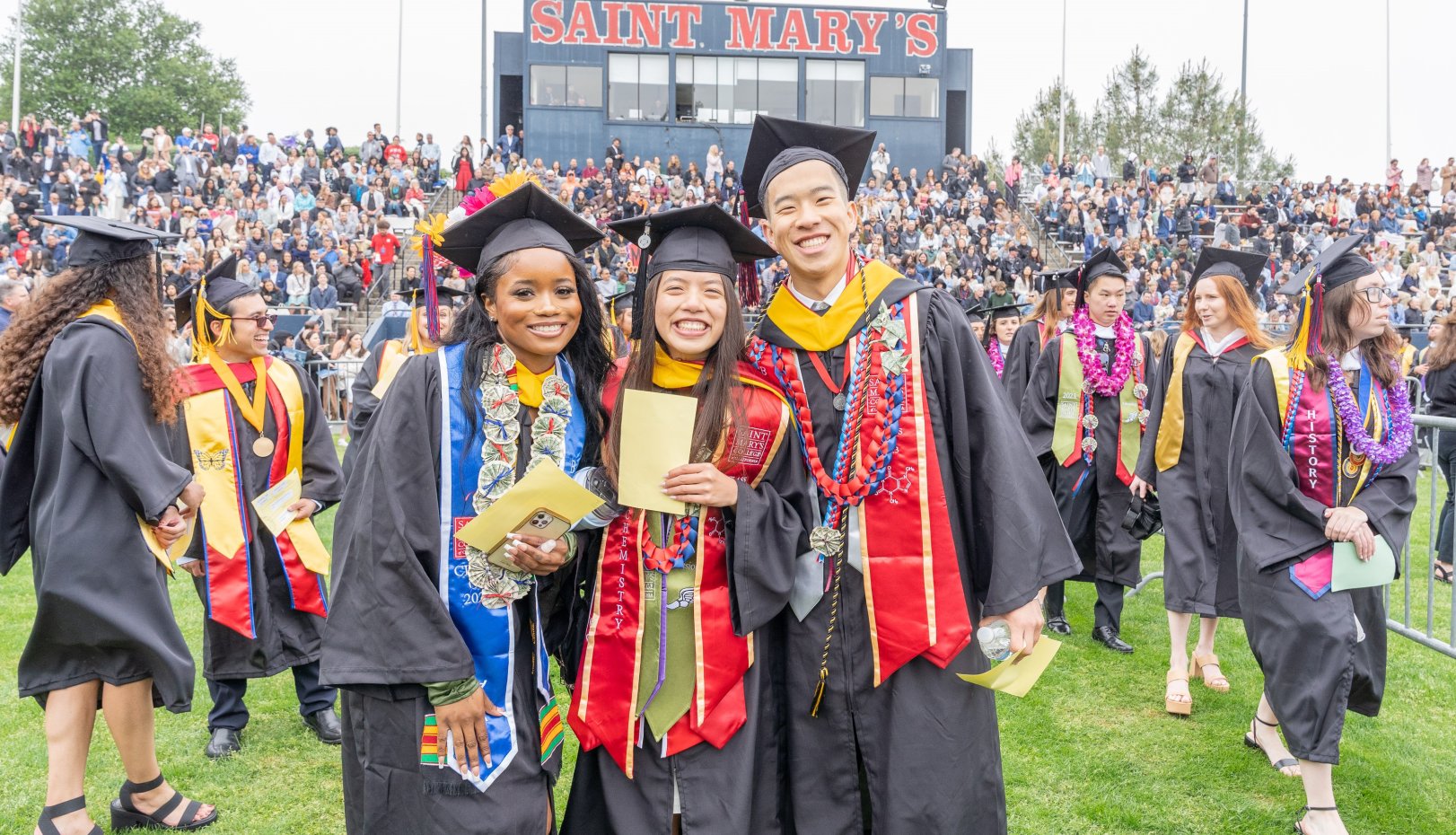 Happy grads at 2023 Undergrad Commencement