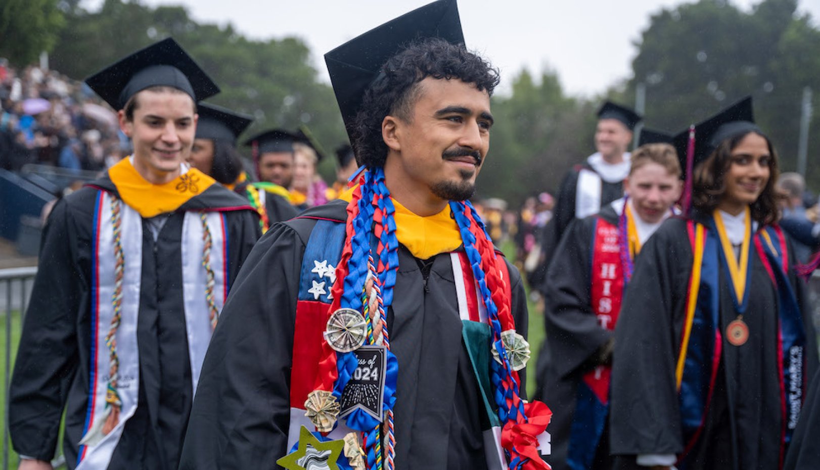 Scene from Undergraduate Commencement 2024