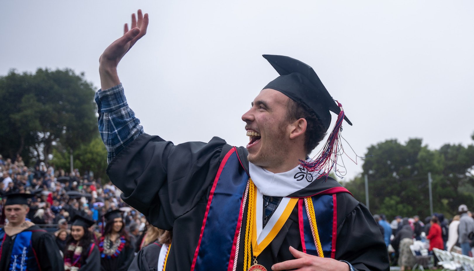 Scene from Undergraduate Commencement 2024
