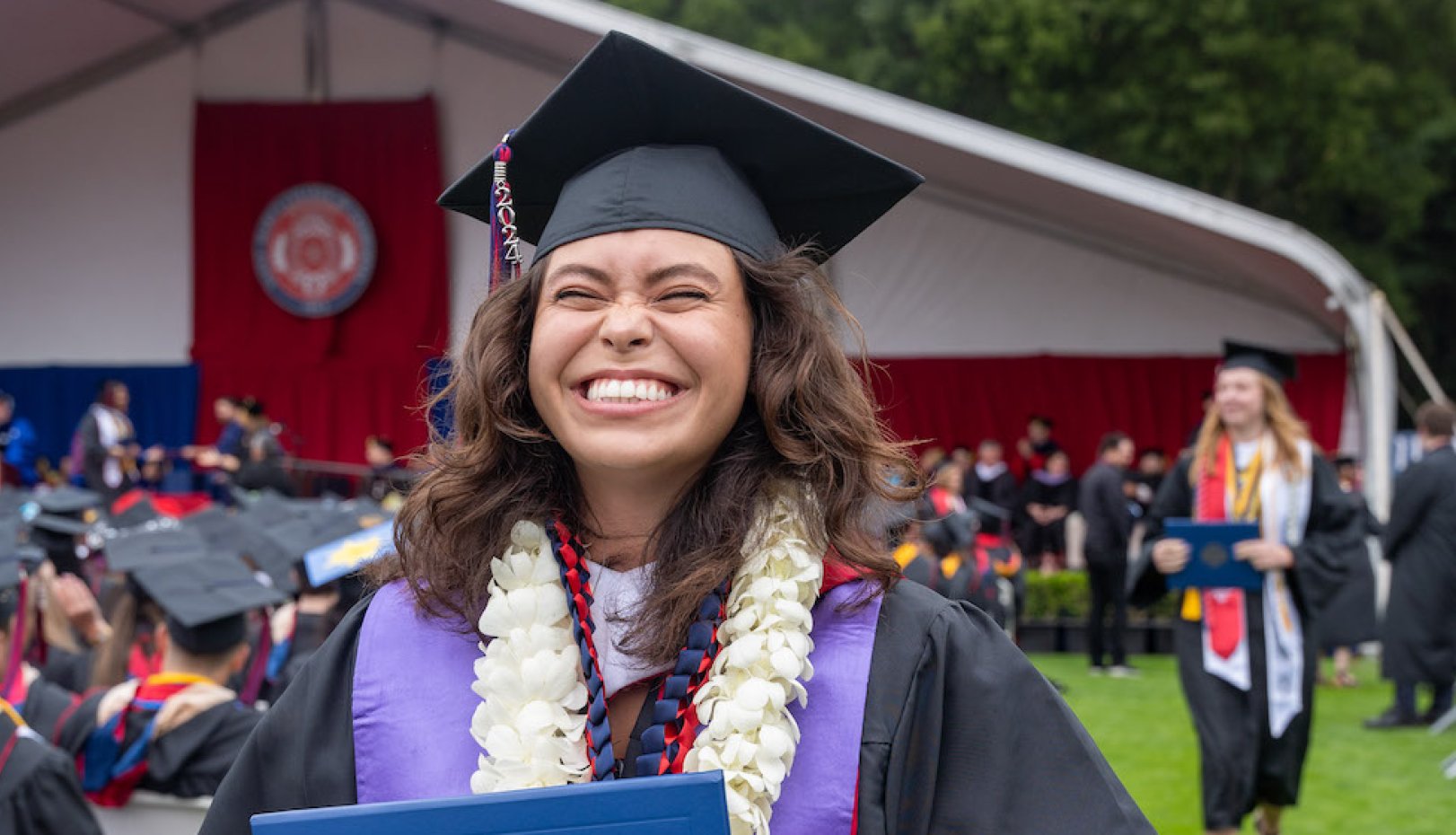 Scene from Undergraduate Commencement 2024