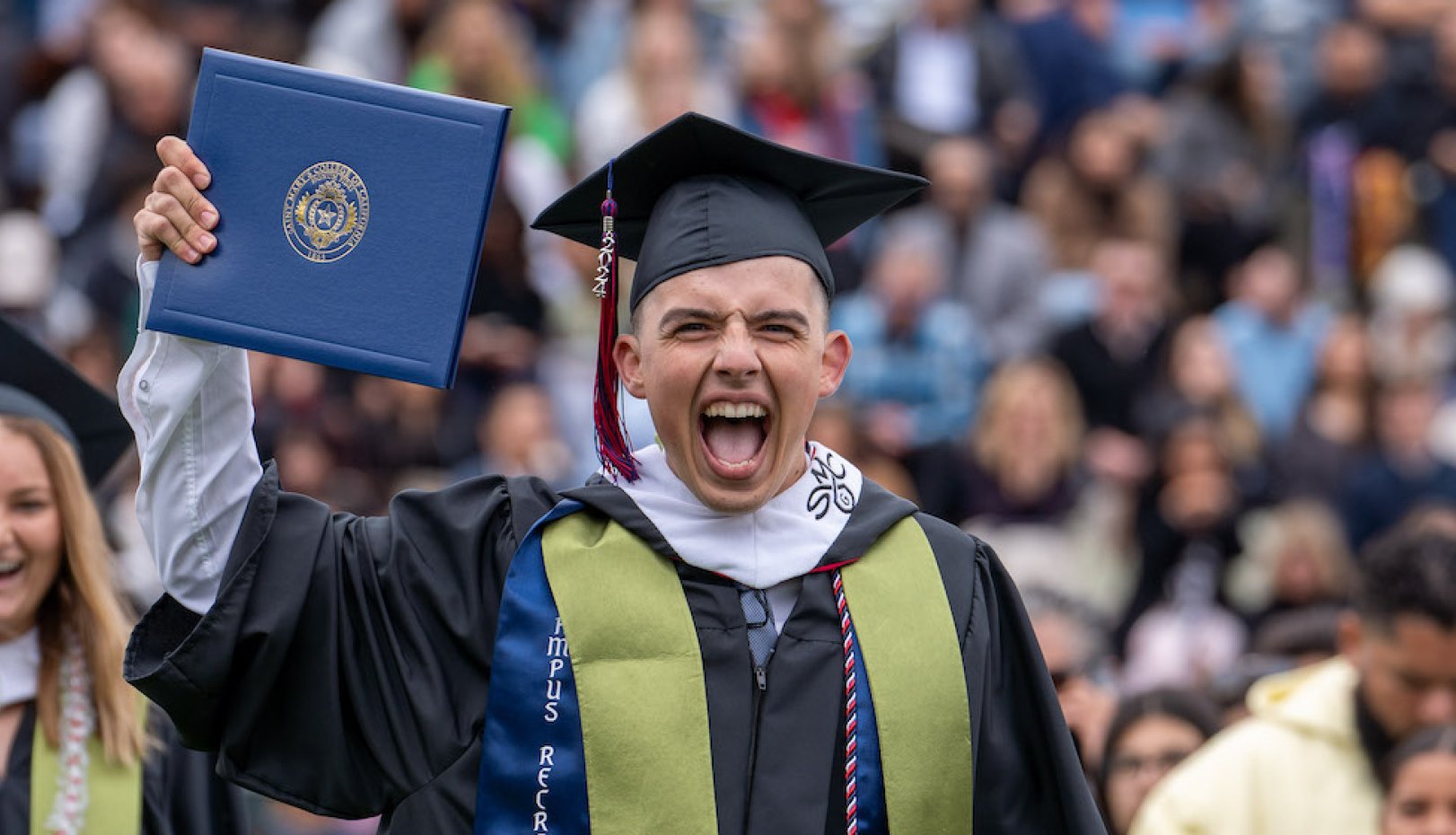 Scene from Undergraduate Commencement 2024