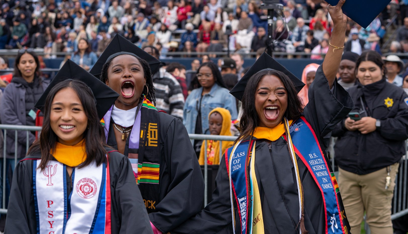 Scene from Undergraduate Commencement 2024