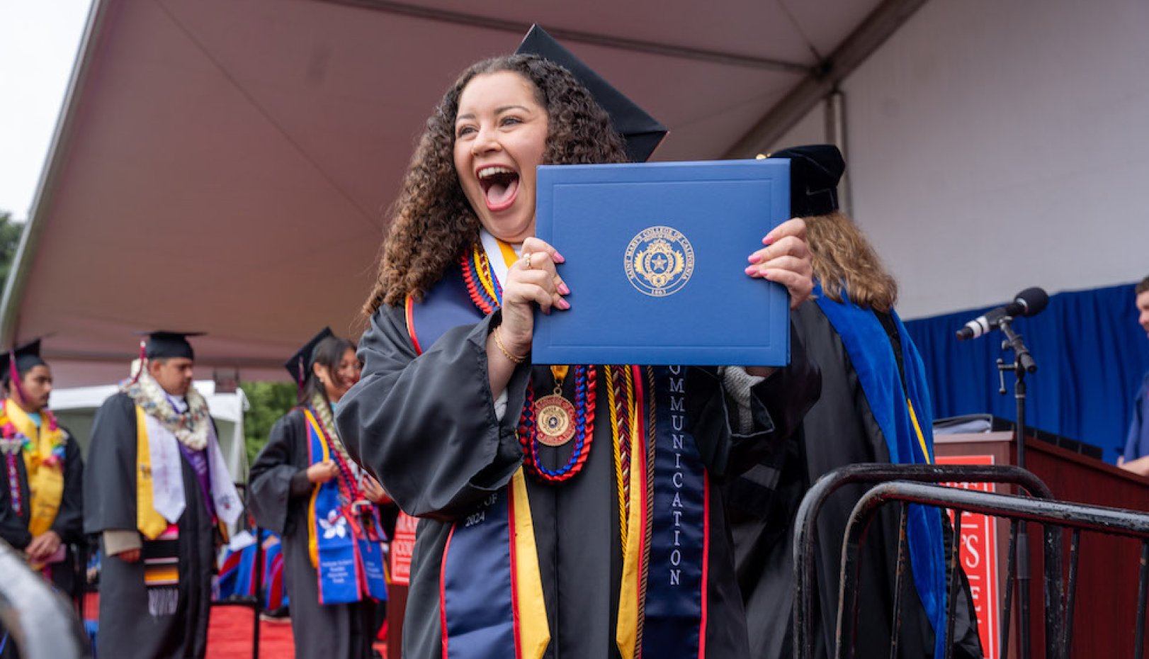 Scene from Undergraduate Commencement 2024