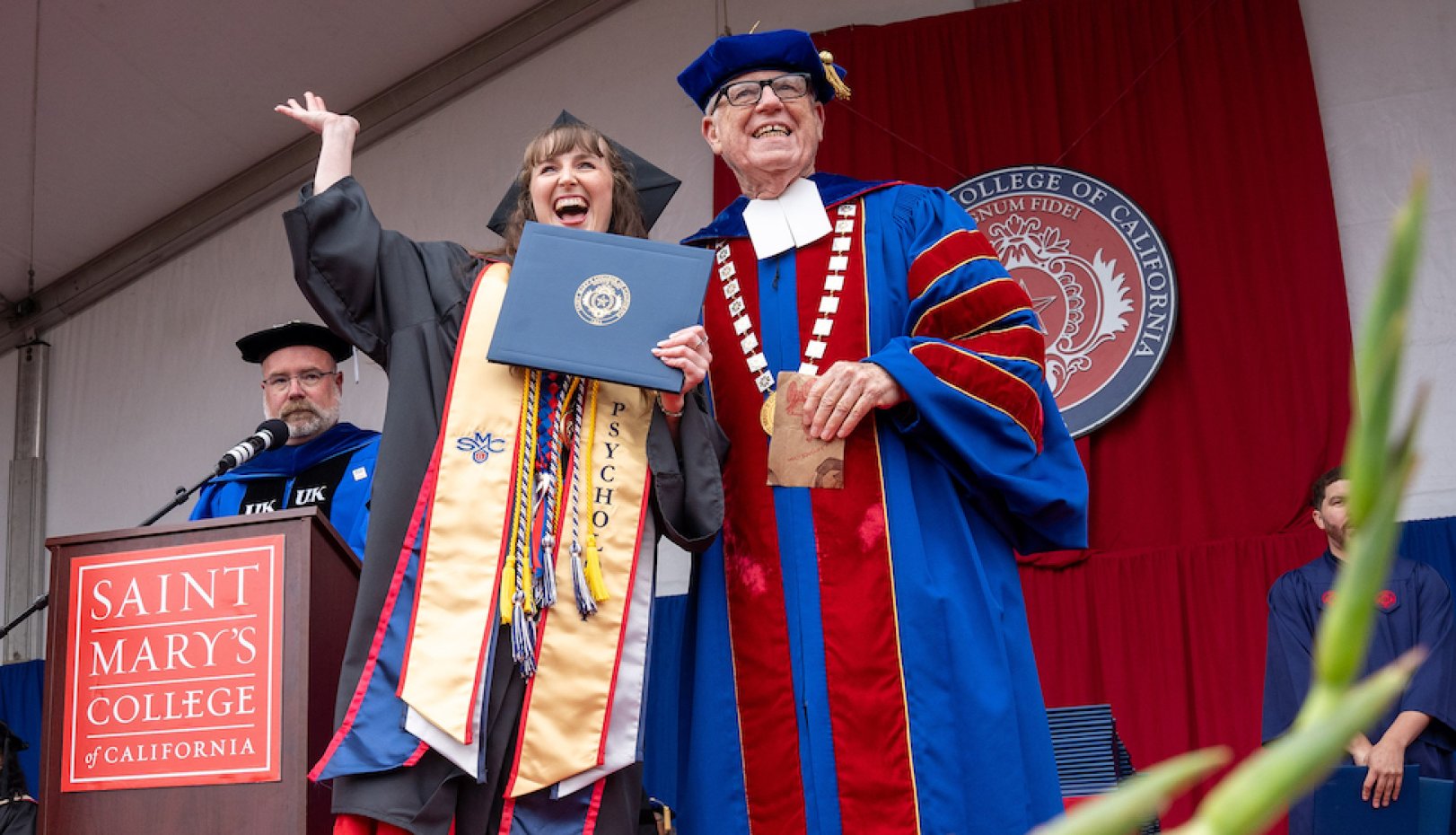 Scene from Undergraduate Commencement 2024