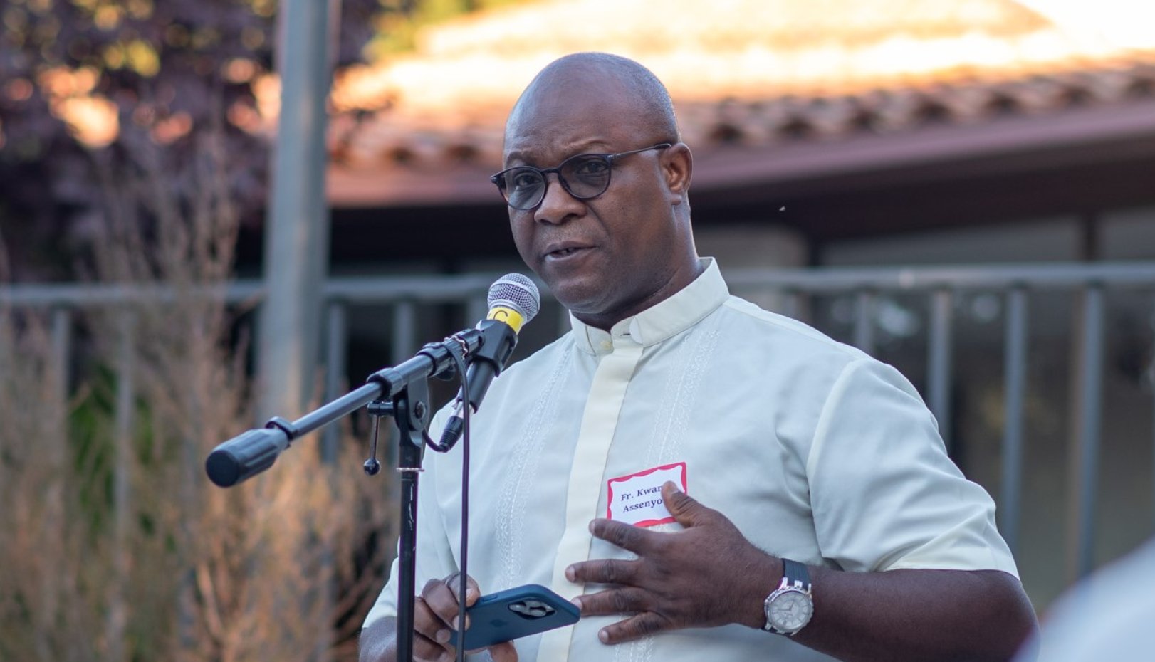 Speaking at Faculty Recognition