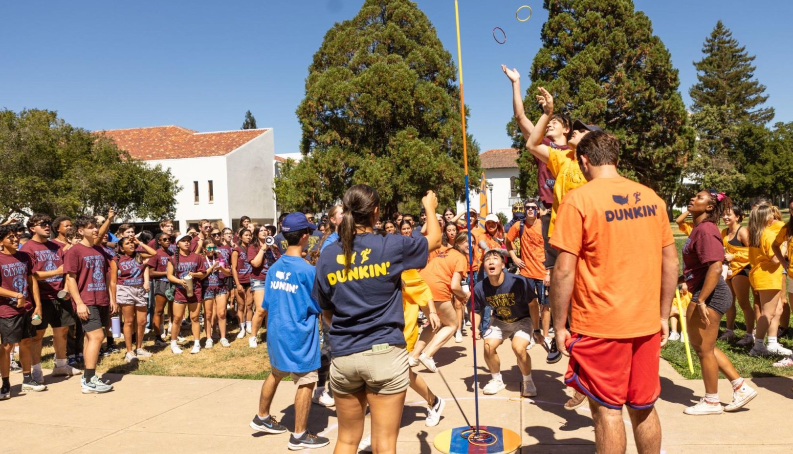 Giant ring toss at 2024 first year olympics
