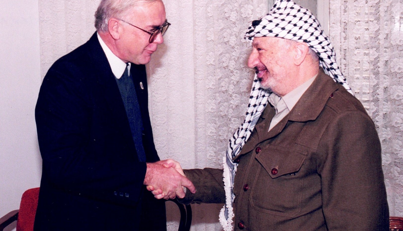 Br. Ron with Arafat