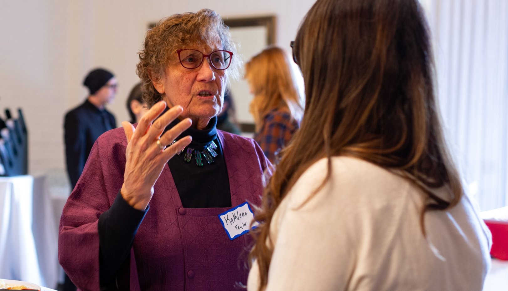 Colleagues and friends talking