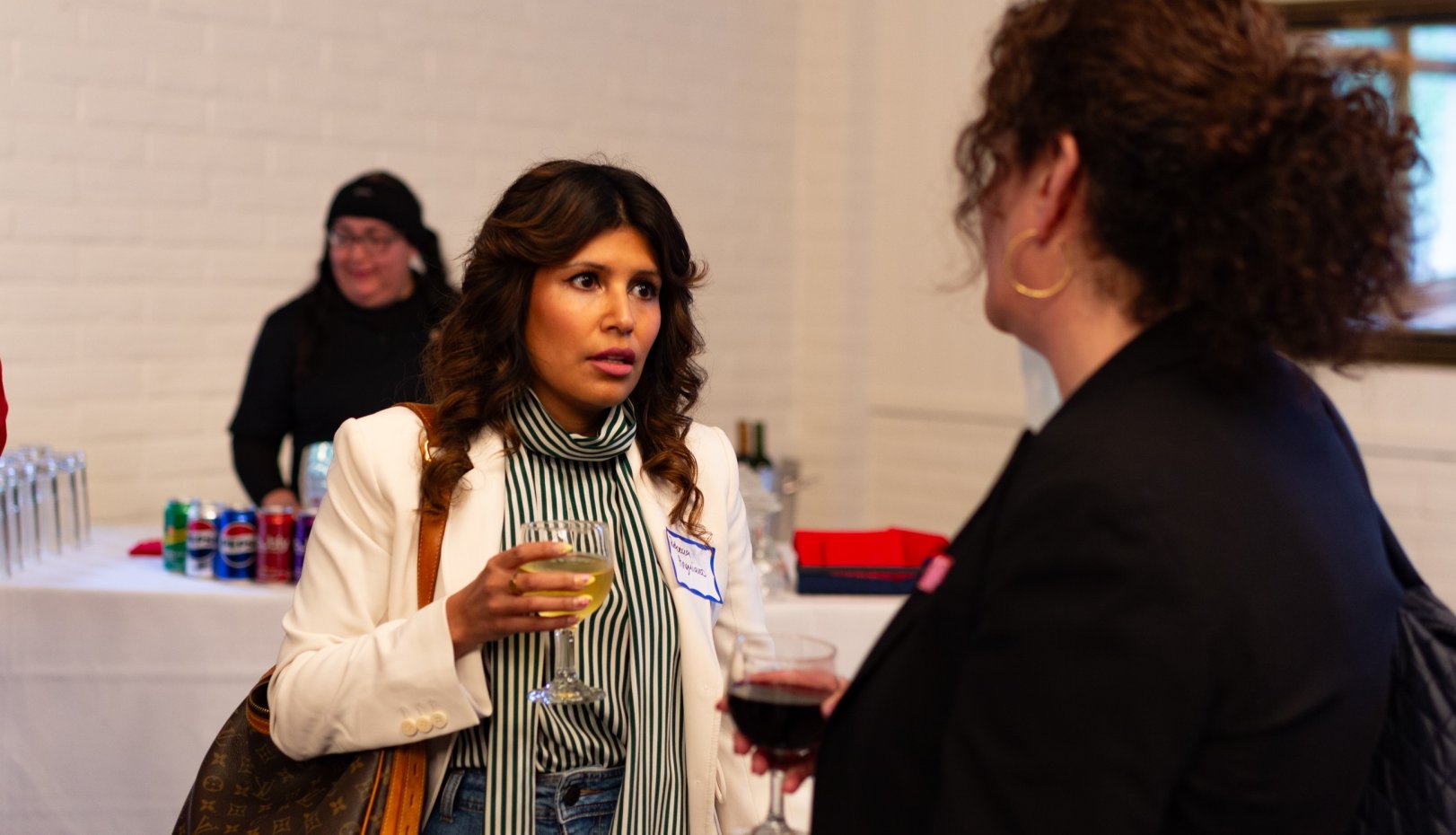 Talking at the Scholars Reception