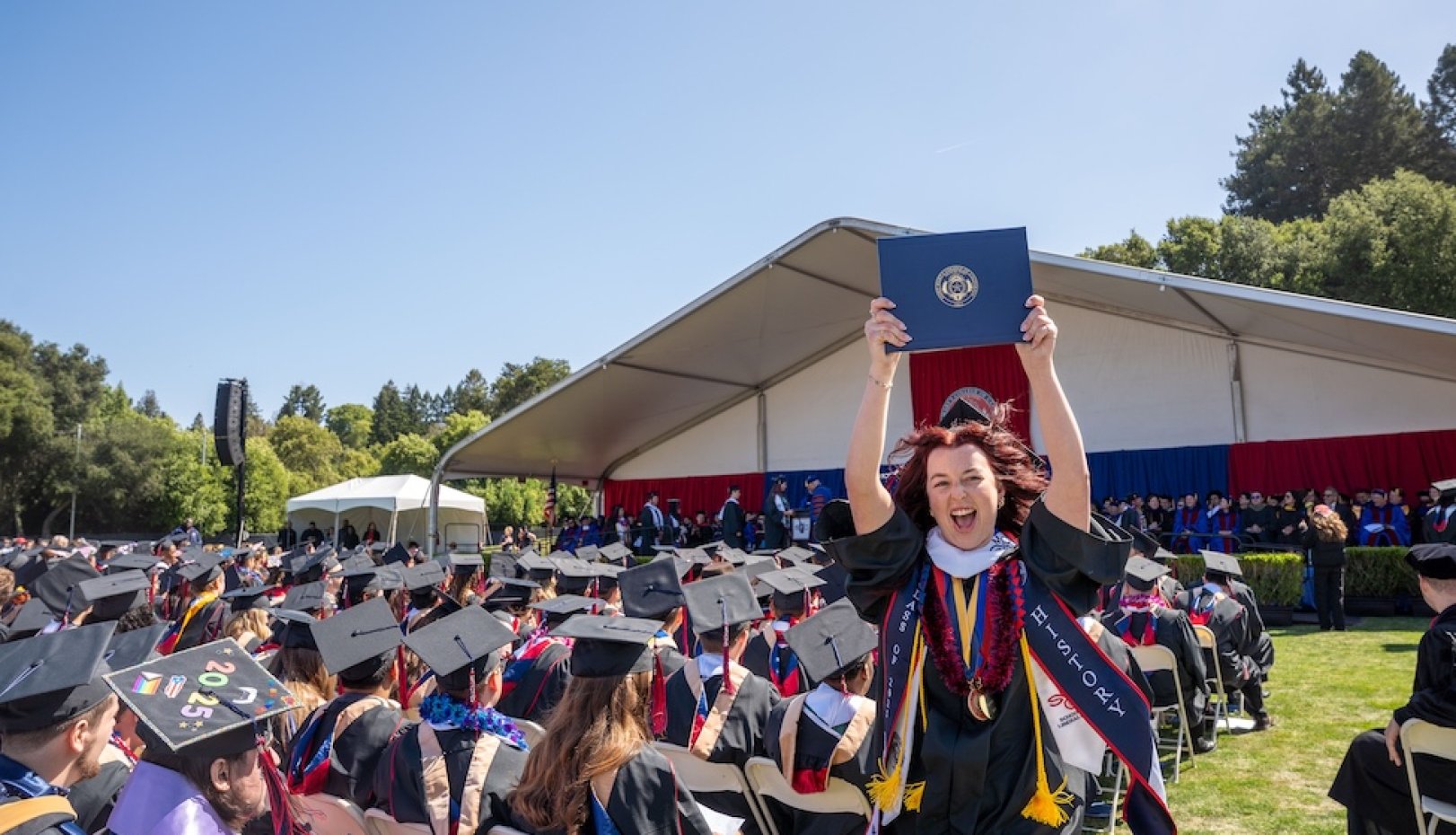 Scene from Commencement 2025