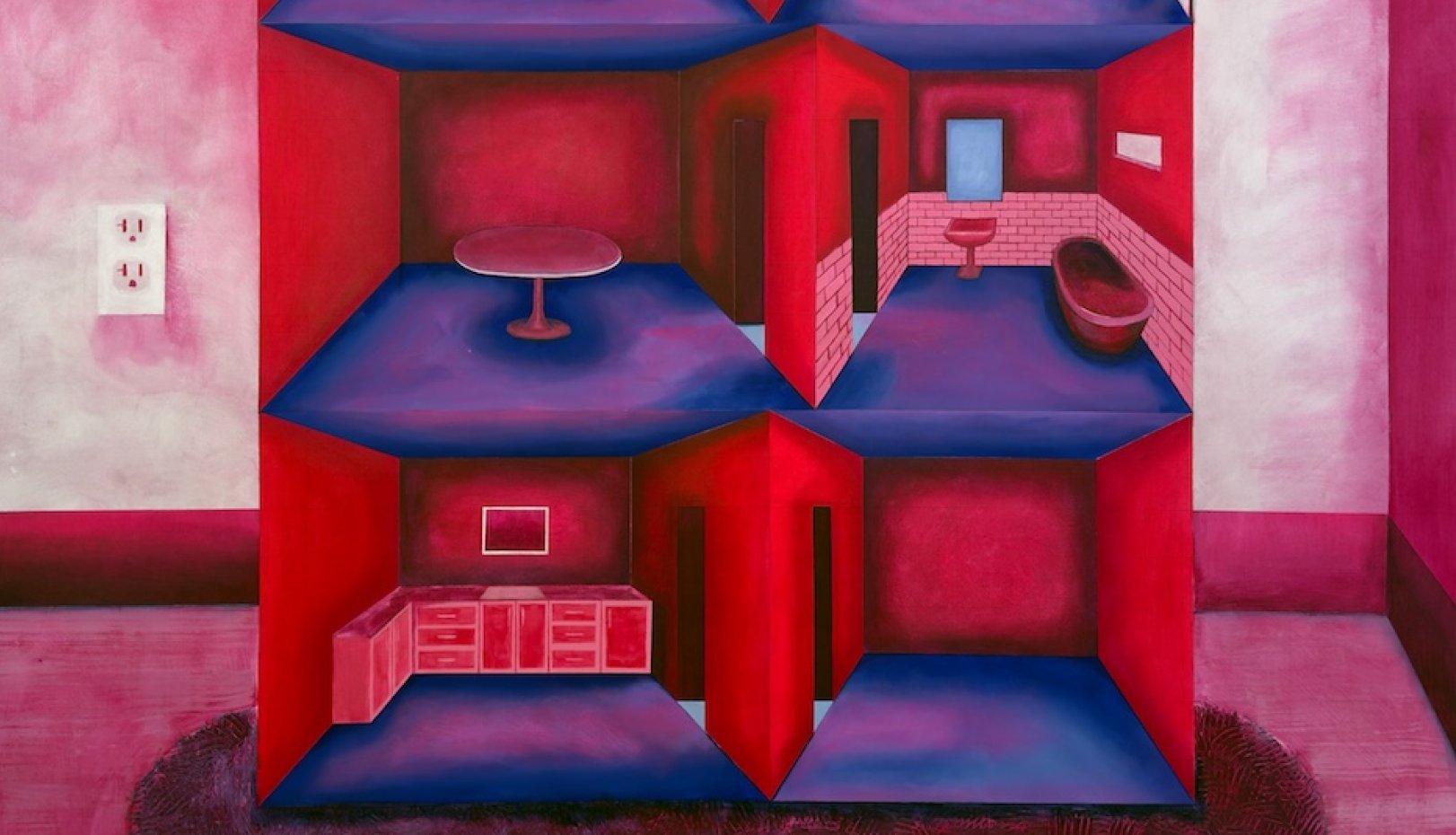 Student art in Ellipses exhibition, May-June 2025