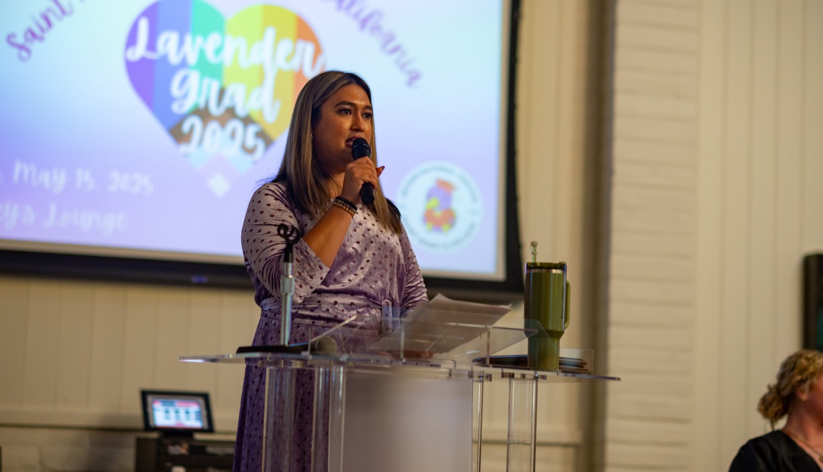 Participants at the 2025 Lavender Graduate Celebration