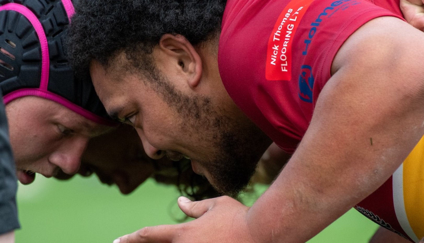 Member of Men's Rugby team faces off against opponent on tour of New Zealand in January 2026