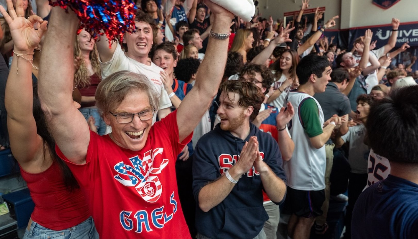 Crowd scene from Men's Basketball game against Gonzaga in February 2026