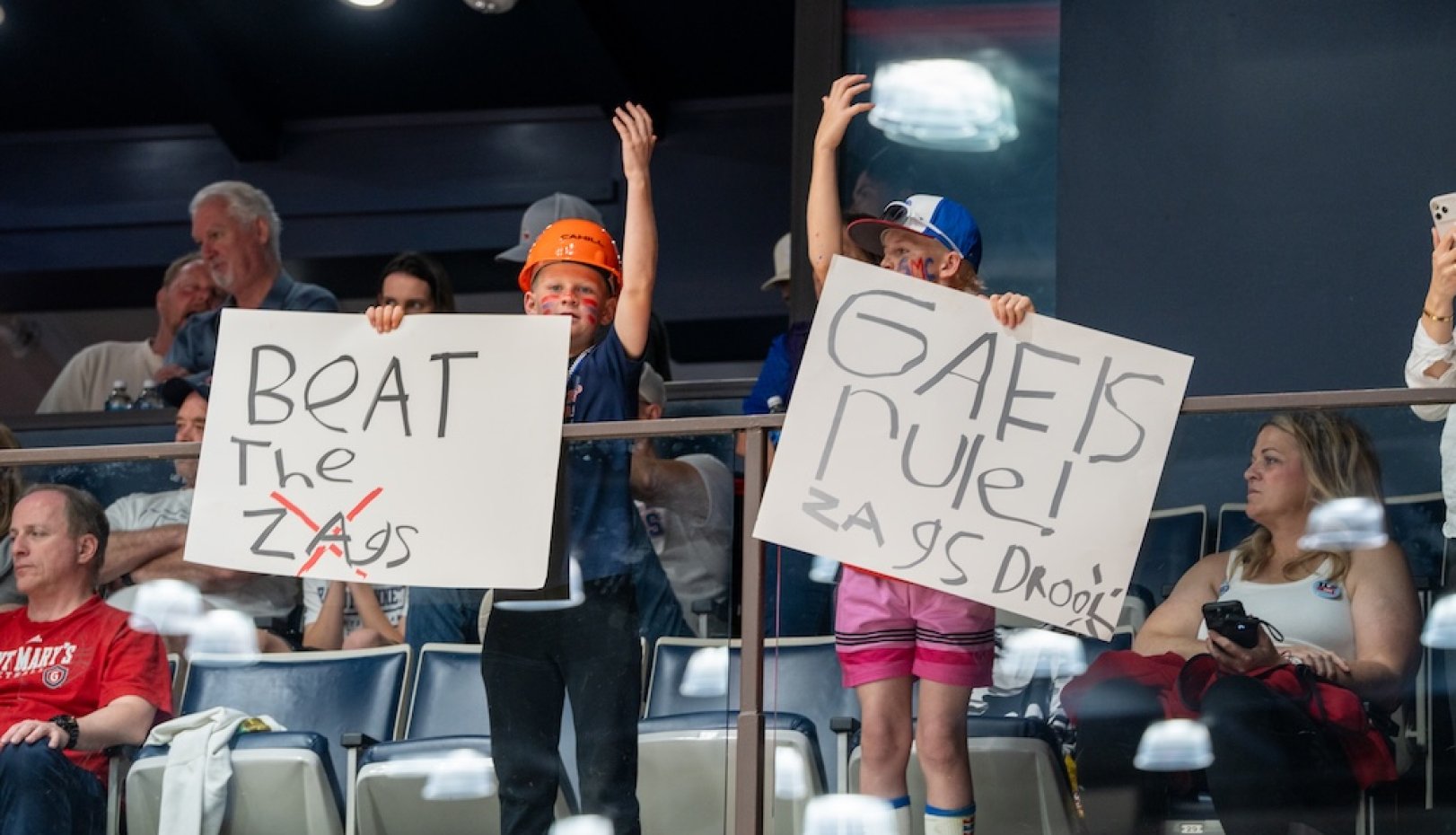Crowd scene from Men's Basketball game against Gonzaga in February 2026
