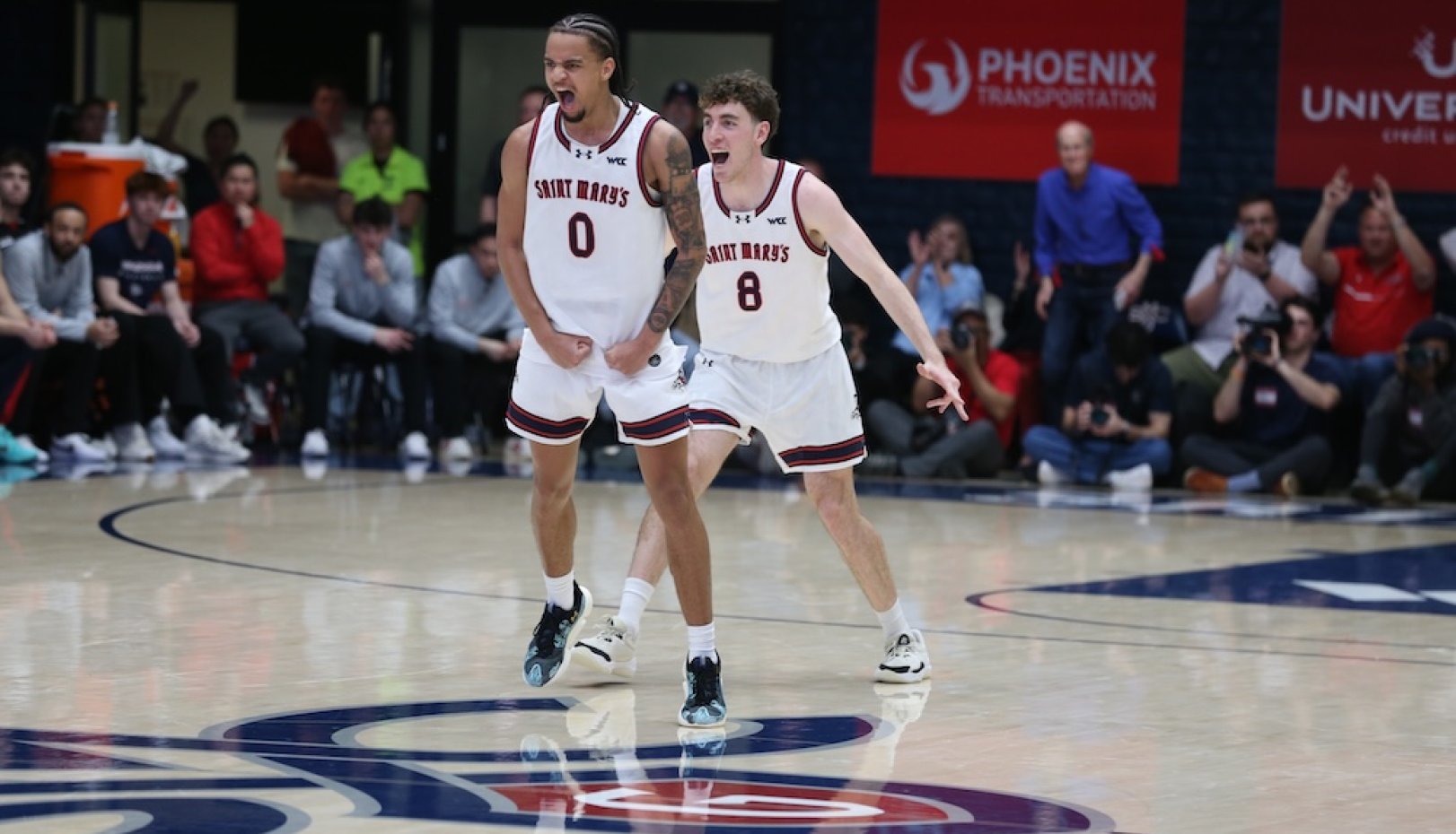 Scene from Men's Basketball game against Gonzaga in February 2026