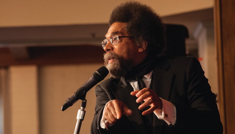 Dr. Cornel West delivers the keynote address at Saint Mary's Leadership &amp; Social Justice Conference