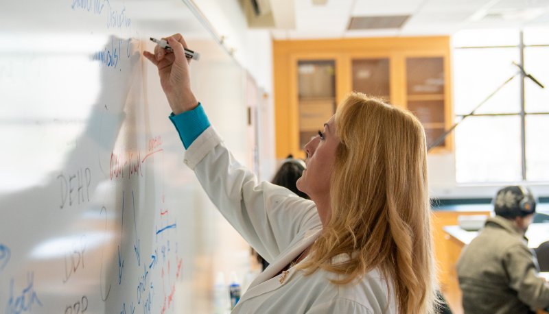 Sonya Schuh teaching students