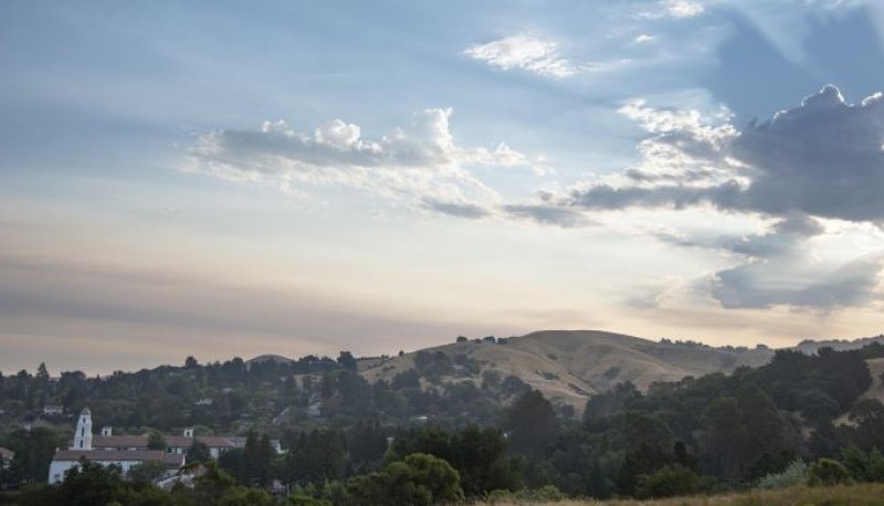 Beauty shot of sky and hills