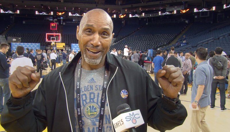 Ralph Walker at Gaels Basketball game in 2016