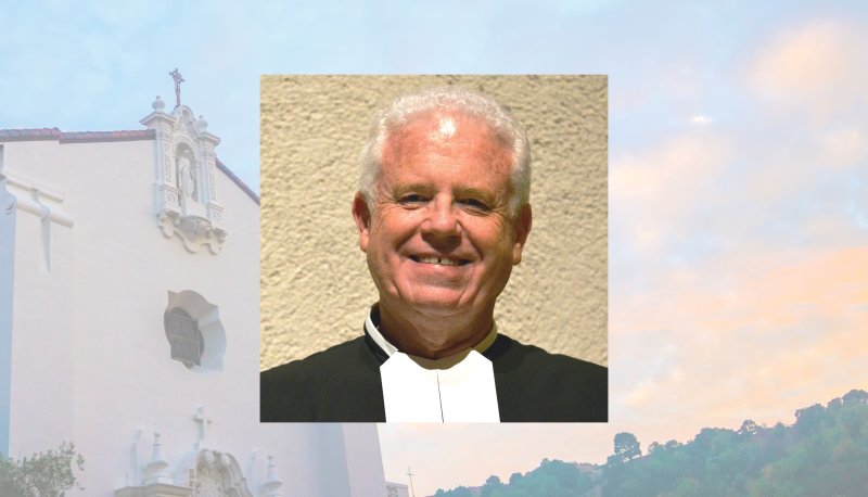 Brother Thomas Jones with chapel background
