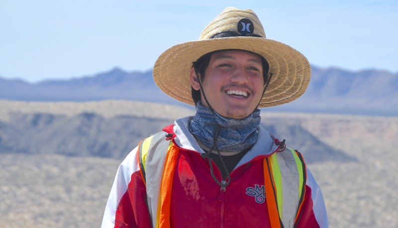 Jared Ralleta '24 at Kilbourne Hole