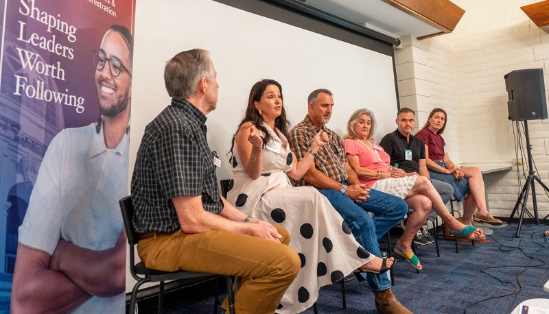 Photo of the panelists for the SEBA Business of Wine panel