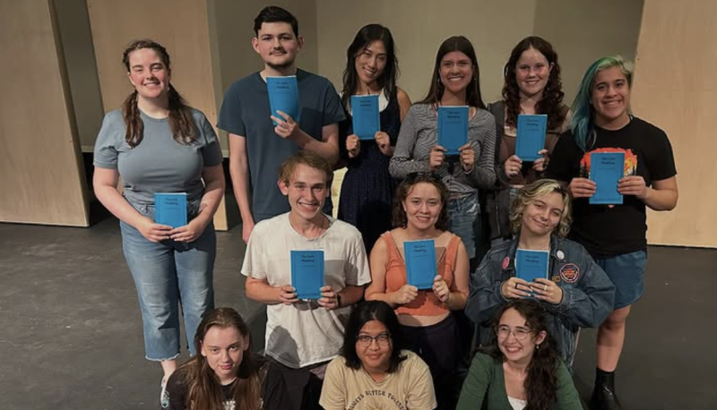 Cast and Stage Managers of THE LATE WEDDING Theatre Production