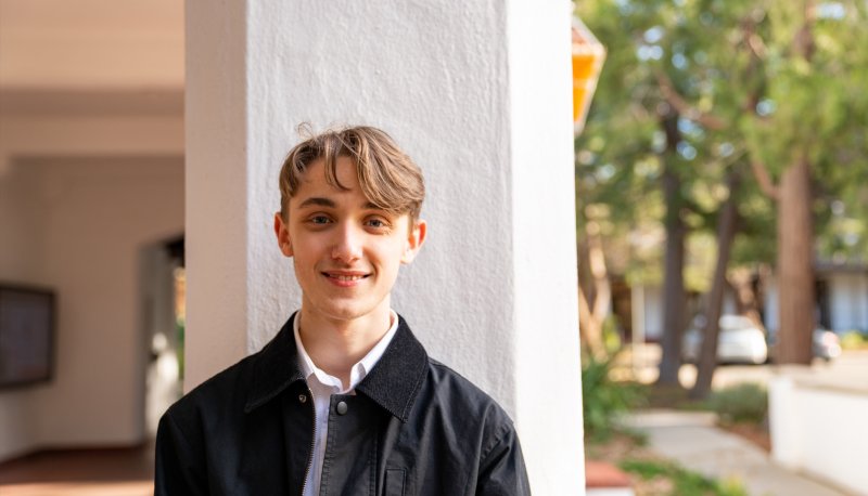 Lachlan Hovany '28 on campus