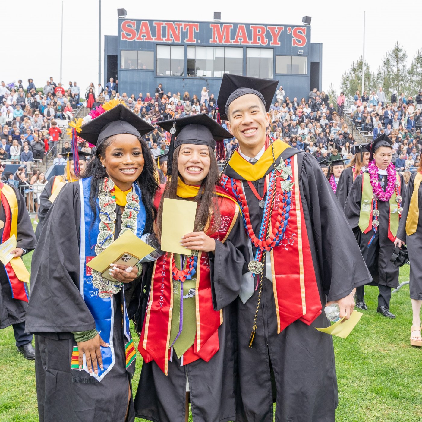 Happy grads at 2023 Undergrad Commencement