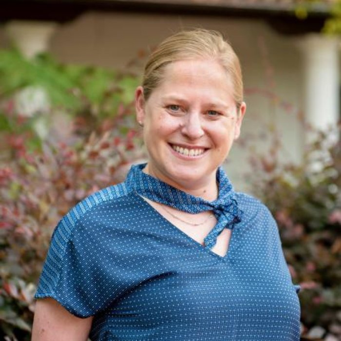 faculty portrait outside